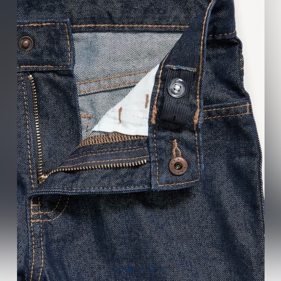 Old Navy Wow Straight Non-Stretch Jeans Medium Dark Wash Boys, NWT - Picture 4 of 12